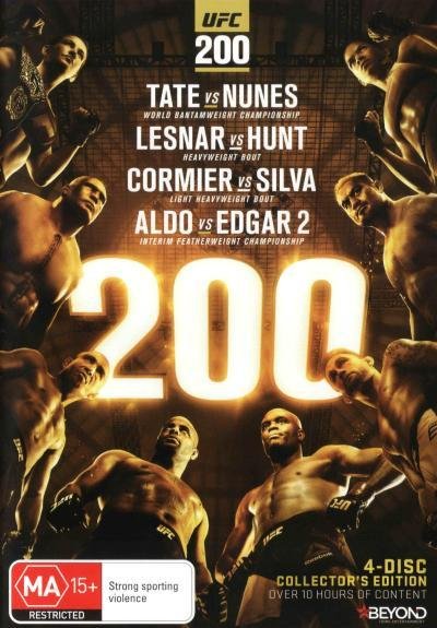 Cover for Sports · Ufc 200 Collector's Edition (DVD) (2016)