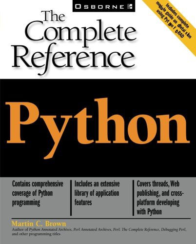 Cover for Martin C. Brown · Python:  the Complete Reference (Paperback Book) (2001)