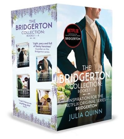 Cover for Julia Quinn · The Bridgerton Collection: Books 1 - 4: Inspiration for the Netflix Original Series Bridgerton (Bog) (2021)