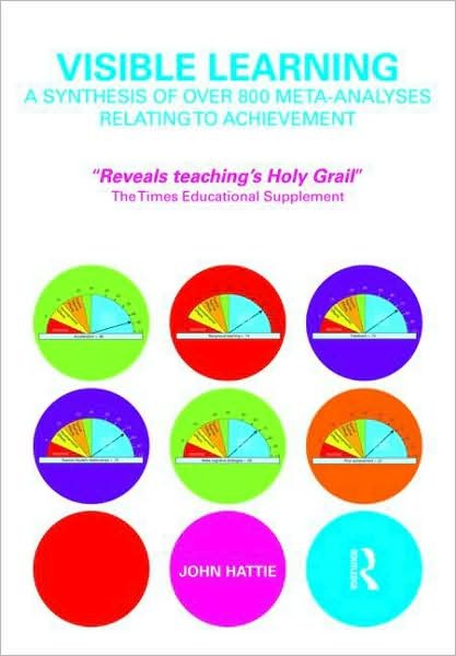 Cover for Hattie, John (University of Melbourne, Australia) · Visible Learning: A Synthesis of Over 800 Meta-Analyses Relating to Achievement (Paperback Bog) (2008)