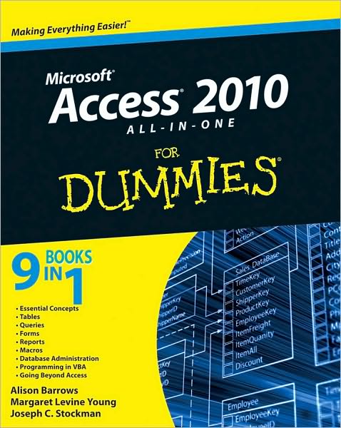 Cover for Alison Barrows · Access 2010 All-in-One For Dummies (Paperback Book) (2010)