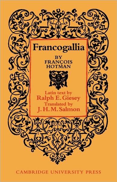 Cover for Francois Hotman · Francogallia - Cambridge Studies in the History and Theory of Politics (Paperback Book) (2010)