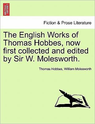 Cover for Thomas Hobbes · The English Works of Thomas Hobbes, Now First Collected and Edited by Sir W. Molesworth, Vol. II (Pocketbok) (2011)