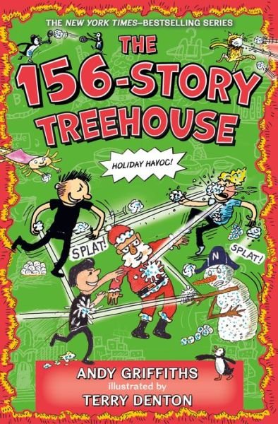 Cover for Andy Griffiths · The 156-Story Treehouse: Holiday Havoc! - The Treehouse Books (Gebundenes Buch) (2023)