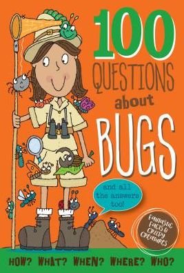 Cover for Inc Peter Pauper Press · 100 Questions about Bugs (Inbunden Bok) (2018)