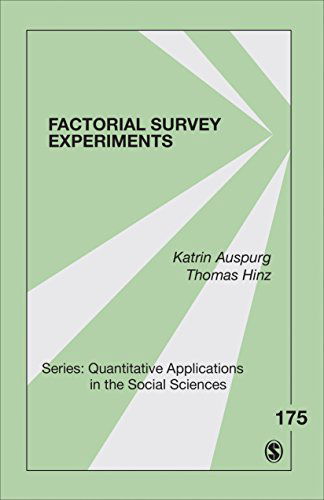 Cover for Katrin Auspurg · Factorial Survey Experiments - Quantitative Applications in the Social Sciences (Paperback Book) (2015)