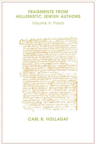 Cover for Carl R. Holladay · Fragments from Hellenistic Jewish Authors: Volume Ii, Poets (Emory Studies in Humanities) (Paperback Book) (1989)