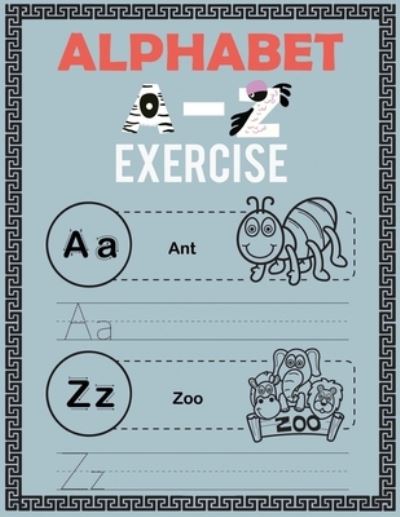 Cover for Khan Press Publication · Alphabet a-z exercise with cartoon (Paperback Book) (2020)