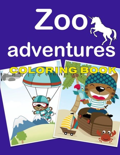 Cover for Mark Ford · Zoo Adventures Coloring Book (Paperback Book) (2020)