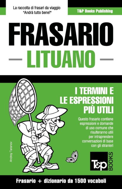 Cover for Andrey Taranov · Frasario Italiano-Lituano e dizionario ridotto da 1500 vocaboli (Pocketbok) (2016)