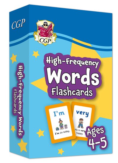 Cover for CGP Books · High-Frequency Words Flashcards for Ages 4-5 (Reception) (Hardcover Book) (2020)