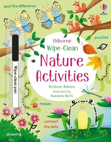 Wipe-Clean Nature Activities - Wipe-clean Activities - Kirsteen Robson - Książki - Usborne Publishing Ltd - 9781801319188 - 27 kwietnia 2023