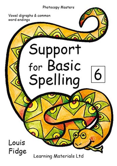 Cover for Louis Fidge · Support for Basic Spelling (Vowel Digraphs and Common Word Endings) (Spiral Book) (1998)