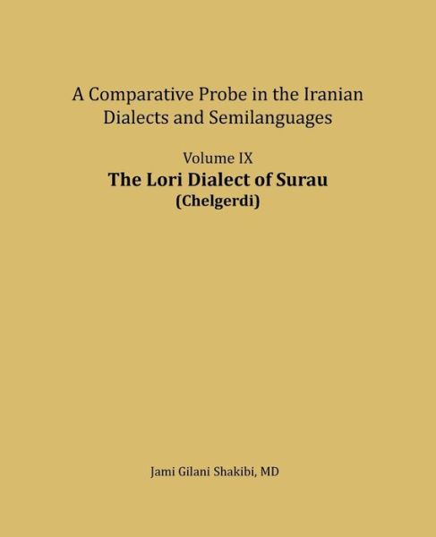 Cover for Jami Gilani Shakibi · The Lori Dialect of Surau (Paperback Book) (2018)