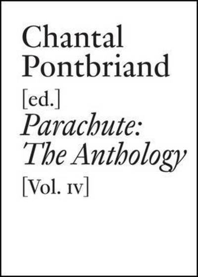 Parachute: The Anthology -  - Libros - JRP Ringier - 9783037644188 - 1 de febrero de 2016