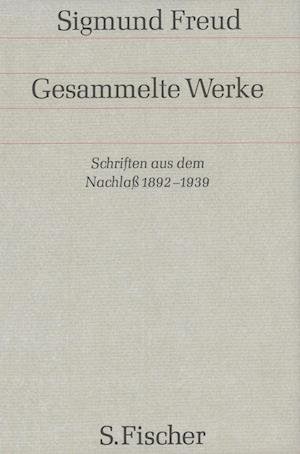 Cover for Sigmund Freud · Schriften aus dem Nachlaß 1892-1938 (Hardcover bog) (1993)