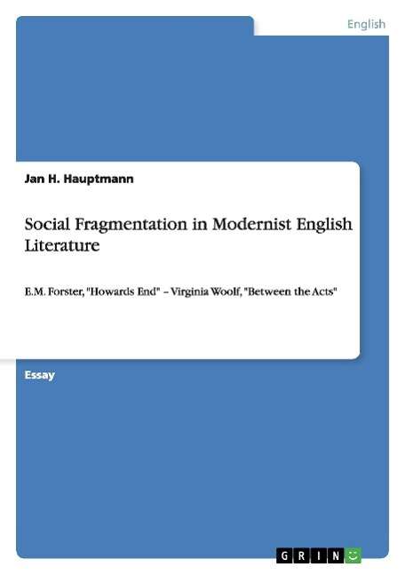 Cover for Hauptmann · Social Fragmentation in Moder (Book) (2008)