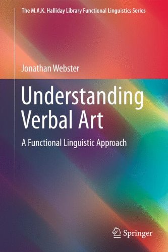 Cover for Jonathan Webster · Understanding Verbal Art: A Functional Linguistic Approach - The M.A.K. Halliday Library Functional Linguistics Series (Gebundenes Buch) [2015 edition] (2014)