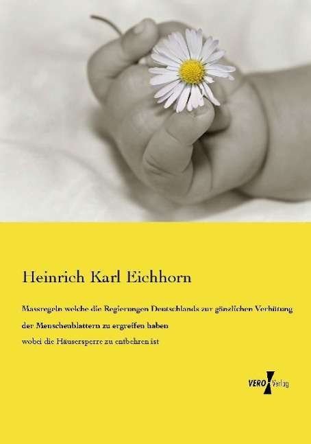 Massregeln welche die Regierun - Eichhorn - Bøger -  - 9783737210188 - 