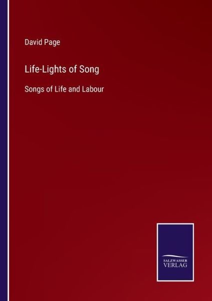 Cover for David Page · Life-Lights of Song (Pocketbok) (2022)