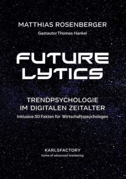Cover for Rosenberger · Futurelytics (Book) (2018)