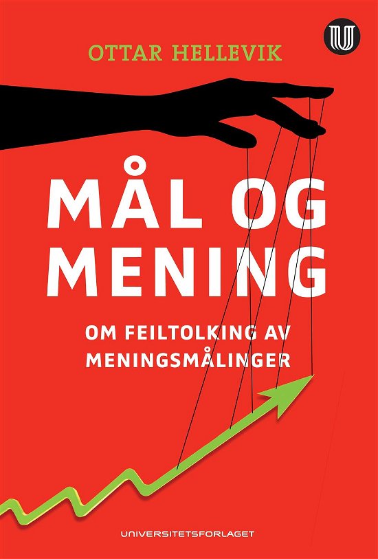 Mål og mening : om feiltolkning av meningsmålinger - Ottar Hellevik - Livros - Universitetsforlaget - 9788215018188 - 8 de abril de 2011