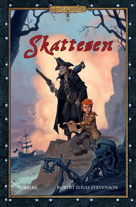 Cover for Robert Louis Stevenson · Læs en klassiker: Skatteøen (Hardcover Book) [1º edição] (2018)