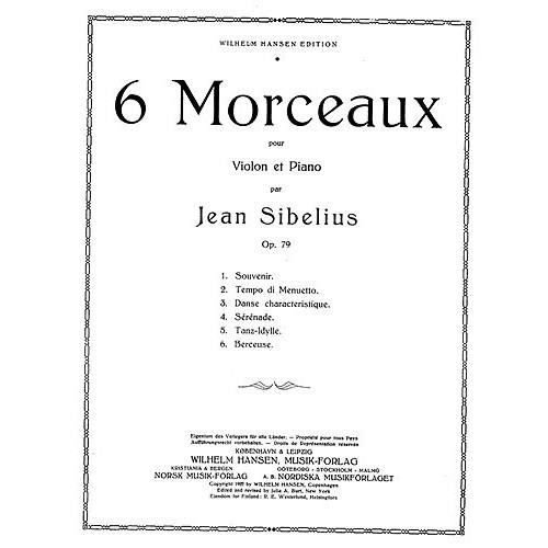Cover for Jean Sibelius · Jean Sibelius: Six Pieces Op.79 No.6 - Berceuse (Partitur) (2015)