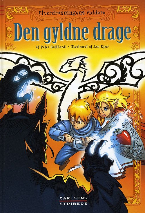 Cover for Peter Gotthardt · Elverdronningens riddere, 8: Elverdronningens riddere 8: Den gyldne drage (Gebundesens Buch) [1. Ausgabe] [Indbundet] (2009)