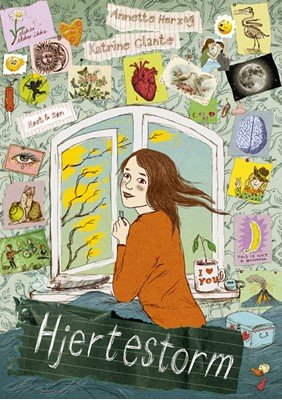 Cover for Annette Herzog; Katrine Clante; Rasmus Bregnhøi · Hjertestorm (Sewn Spine Book) [2th edição] (2017)