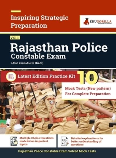 Cover for EduGorilla · Rajasthan Police Constable Exam 2021 10 Full-length Mock Tests (New Pattern) (Paperback Book) (2020)