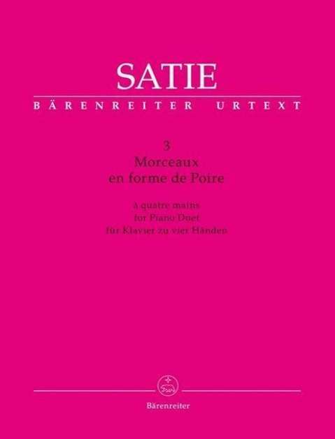 Cover for Satie · 3 Morceaux en forme de Poire für (Book)