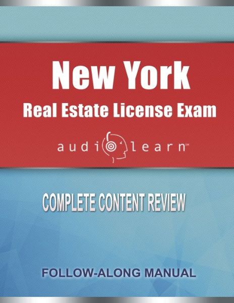 Cover for Audiolearn Content Team · New York Real Estate License Exam AudioLearn: Complete Audio Review for the Real Estate License Examination in New York! (Paperback Book) (2020)