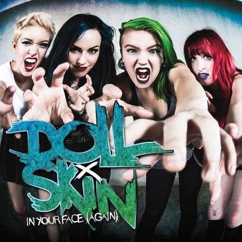 Cover for Doll Skin · In Your Face (Again) (Pink Vinyl) (LP) [Coloured edition] (2016)