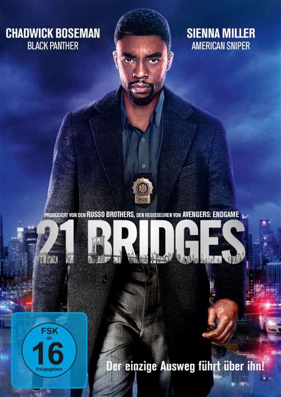Cover for 21 Bridges / DVD (DVD) (2020)