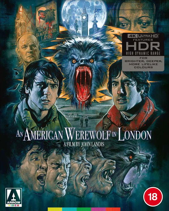 An American Werewolf In London Limited Edition 4k Ultra Hd (Import DE) - An American Werewolf in London - Film - ARROW VIDEO - 5027035024189 - 14 mars 2022