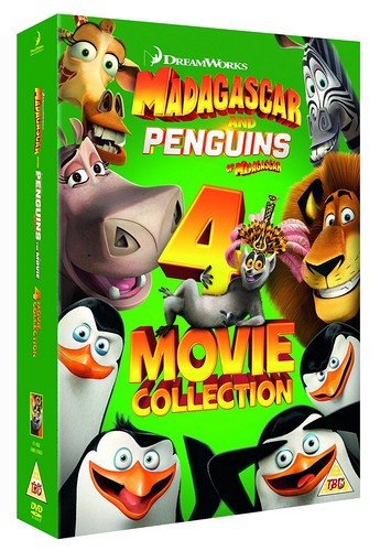 Cover for Madagascar / Escape 2 Africa / Europes Most Wanted / Penguins Of Madagascar (DVD) (2015)