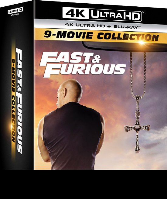 Cover for Fast and Furious Collection (9 · Fast And Furious Collection (9 4K Ultra Hd+9 Blu-Ray) (Blu-ray) (2021)