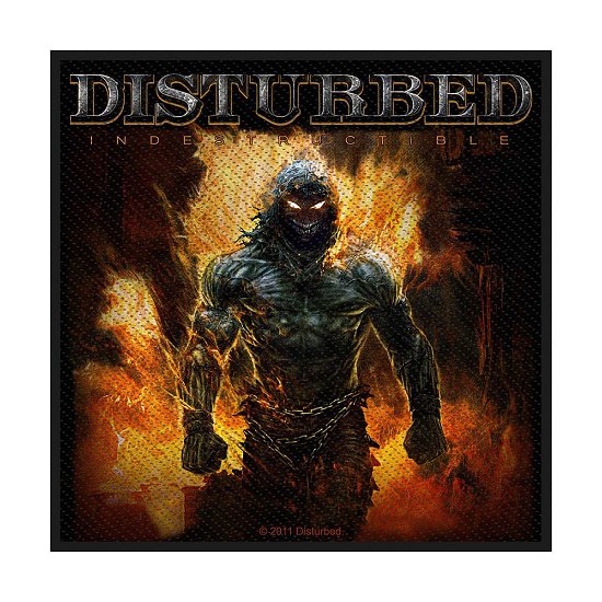 Disturbed Standard Woven Patch: Indestructible - Disturbed - Merchandise - PHD - 5055339732189 - August 19, 2019