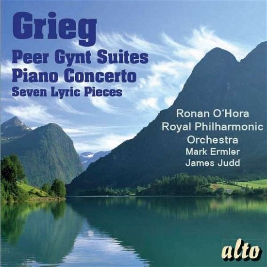Grieg: Piano Concerto / Peer Gynts Suites 1.2 / Lyric Pieces (Sel) - Ronan Ohora (Pno) / R.p.o / Mark Ermler / James Judd - Música - ALTO CLASSICS - 5055354412189 - 28 de enero de 2014