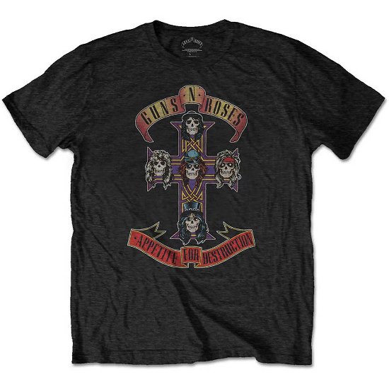 Guns N' Roses Kids T-Shirt: Appetite for Destruction (Retail Pack) (1-2 Years) - Guns N' Roses - Mercancía -  - 5056170680189 - 