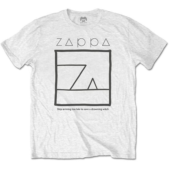 Cover for Frank Zappa · Frank Zappa Unisex T-Shirt: Drowning Witch (T-shirt) [size S] [White - Unisex edition] (2020)