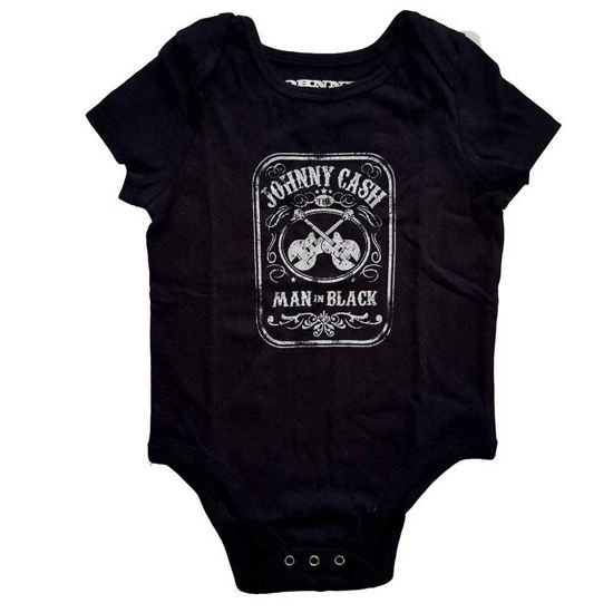 Johnny Cash Kids Baby Grow: Man In Black (12-18 Months) - Johnny Cash - Koopwaar -  - 5056368623189 - 