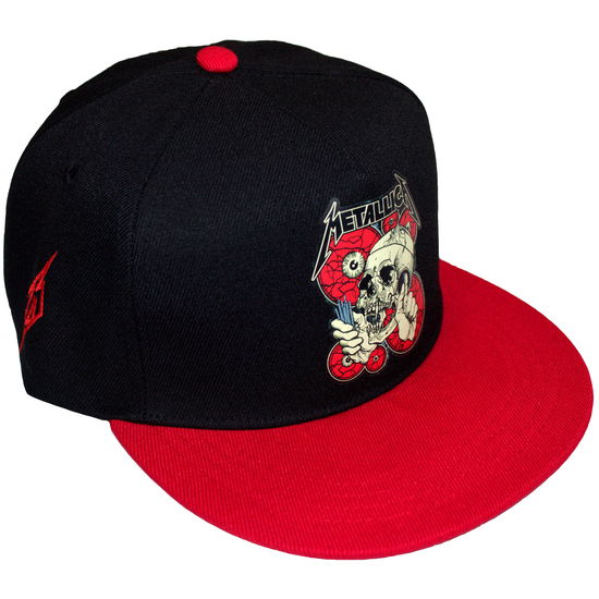 Cover for Metallica · Metallica Unisex Snapback Cap: The Shortest Straw Red Eyes (Black &amp; Red) (CLOTHES) (2024)