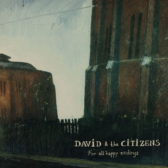 Cover for David &amp; the Citizens · For All Happy Endings (Orange Vinyl) (LP) (2022)