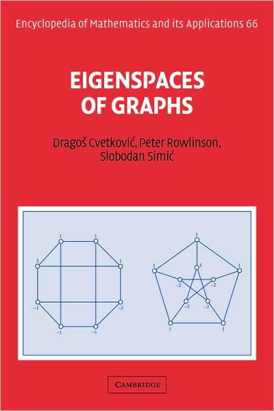 Cover for Cvetkovic, Dragos (Univerzitet u Beogradu, Yugoslavia) · Eigenspaces of Graphs - Encyclopedia of Mathematics and its Applications (Taschenbuch) (2008)