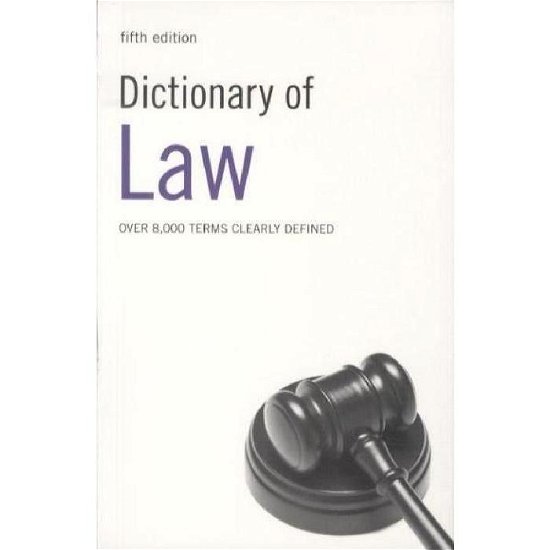 Cover for Ned Beale · Dictionary of Law (Paperback Bog) [5th edition] (2007)