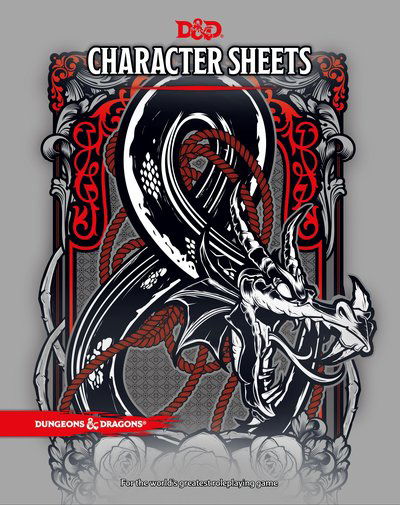 D&D Character Sheets - Dungeons & Dragons - Wizards RPG Team - Books - Wizards of the Coast - 9780786966189 - January 30, 2024