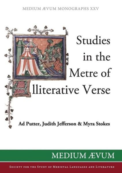 Cover for Ad Putter · Studies in the Metre of Alliterative Verse (Paperback Book) (2007)