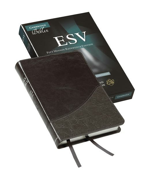 Cover for Cambridge Bibles · ESV Pitt Minion Reference Bible, Black Imitation Leather, ES442:X (Skinnbok) [Black Imitation] (2012)